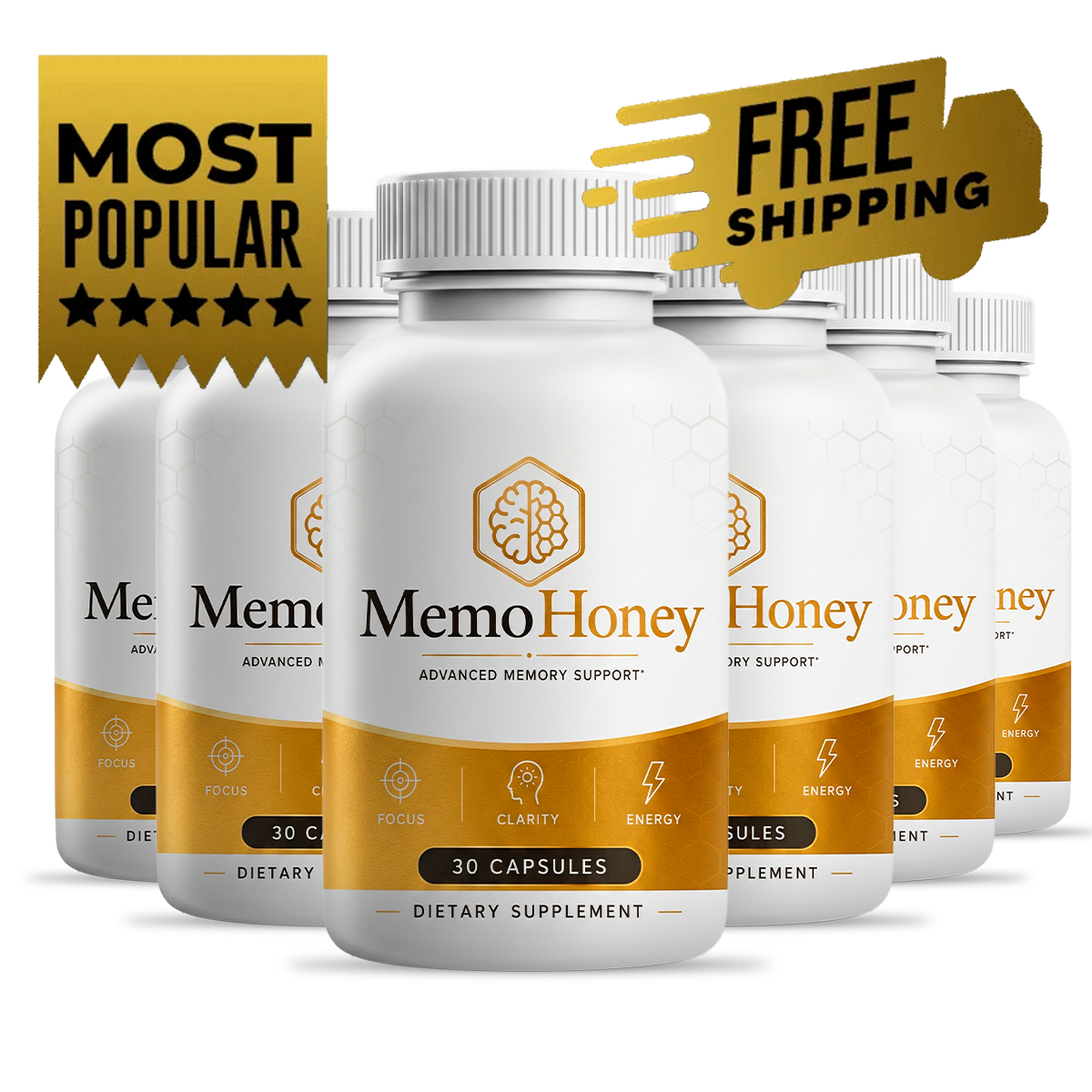 MemoHoney 6 Bottles