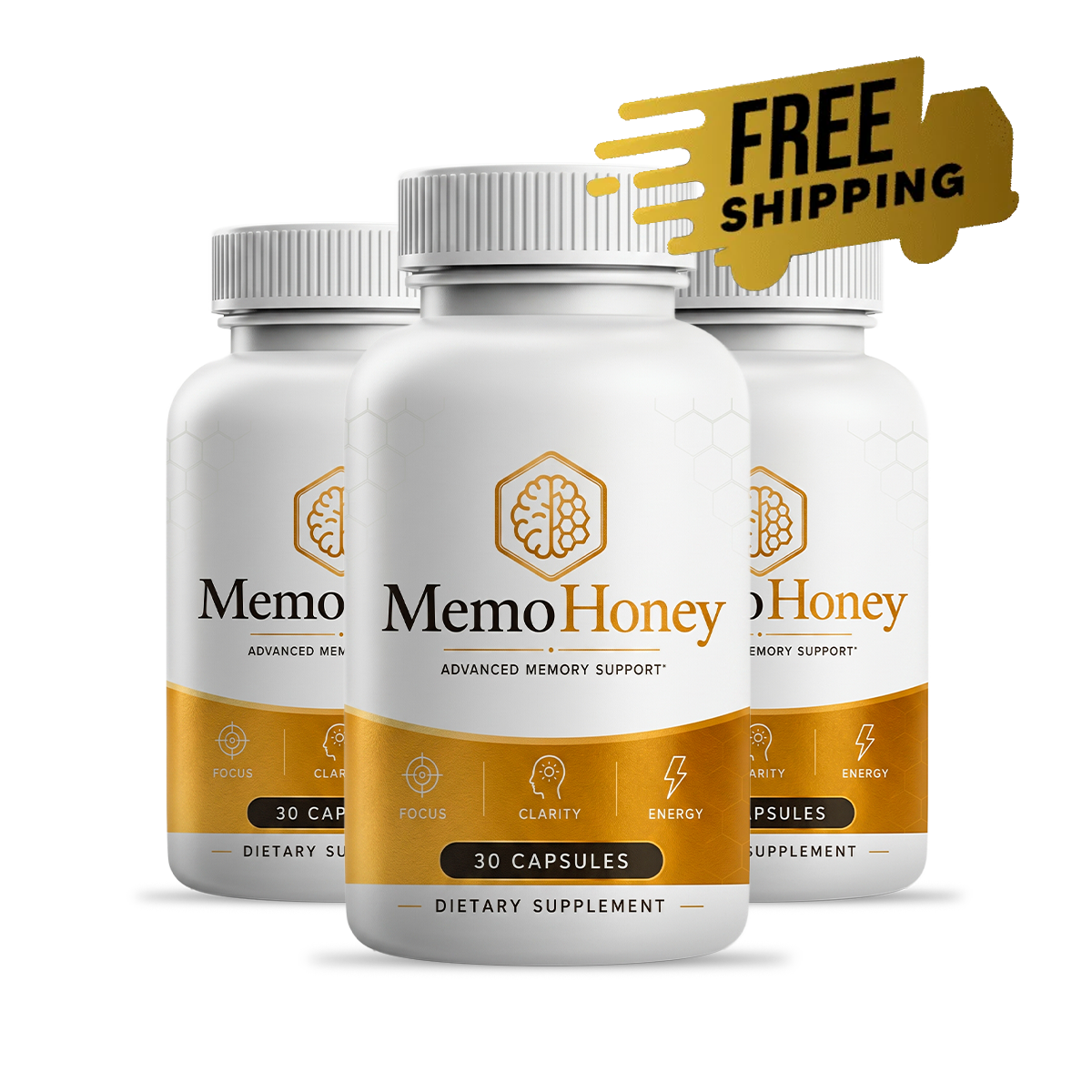 MemoHoney 3 Bottles